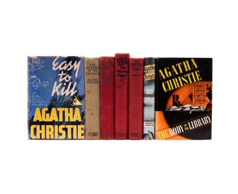 Christie (Agatha) The Body in the Library, 1942; Easy to Kill, 1939; The Moving Finger, ownership name and price in pen on pa