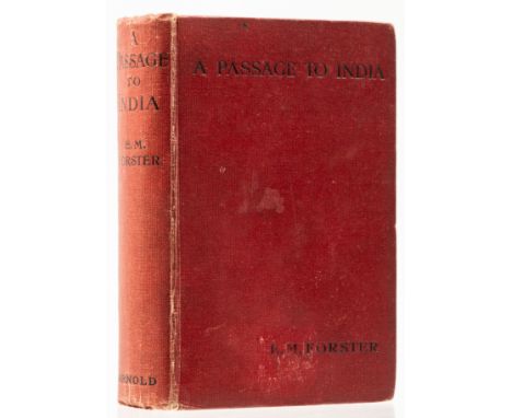 Forster (E.M.) A Passage to India, first edition, 3pp. publisher's advertisements at end, bookplate of Liddell Hart, spotting