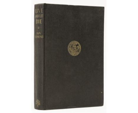 Fleming (Ian) Live and Let Die, first edition, ex-library copy with stamp and few marks and stains to front and rear endpaper