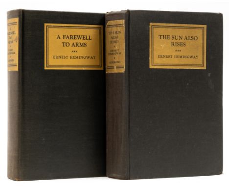 *** Please note, the description to this lot has changed.***Hemingway (Ernest) The Sun Also Rises, third or later issue, very