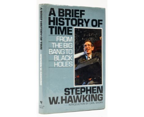 Hawking (Stephen) A Brief History of Time, first edition, light foxing to endpapers and occasionally to text margin, original