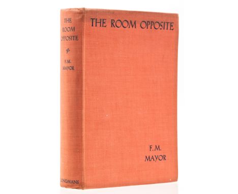 Mayor ([Flora McDonald]) The Room Opposite, first edition, presentation copy with ink inscription "Lily | in memory of the au