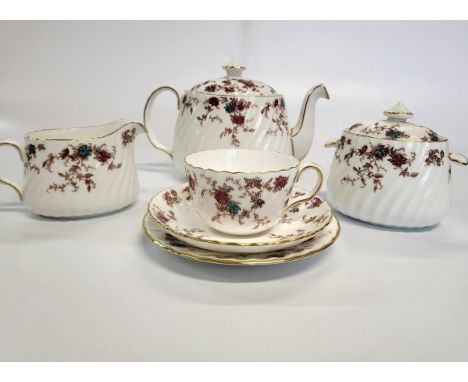 A Minton 'Ancestral' pattern tea service. (34)