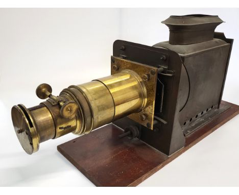 Antique magic lantern 35cm x 80cm x 24cm