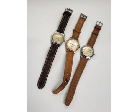 Three vintage watches Andrew of Hatton, Tansval and Everite. (3). Only the Andrew of Hatton is running.
