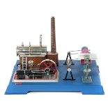 Dampfmaschine m. Werkstatt Wilesco, D