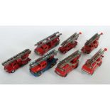 7 Feuerwehr-Leiterwagen 1960-70er