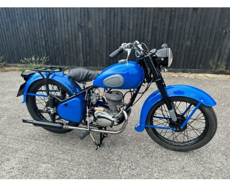 1956 Peugeot 57 TLS Registration number 829 XVU Frame number 421563 Engine number 402196 125cc French lightweight motorcycle 