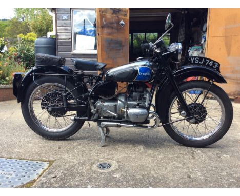 1947 Douglas T35 Mk IRegistration number YSJ 743Frame number T35/S/327/3Engine number T35/S/327Gearbox number T35/S/327Origin