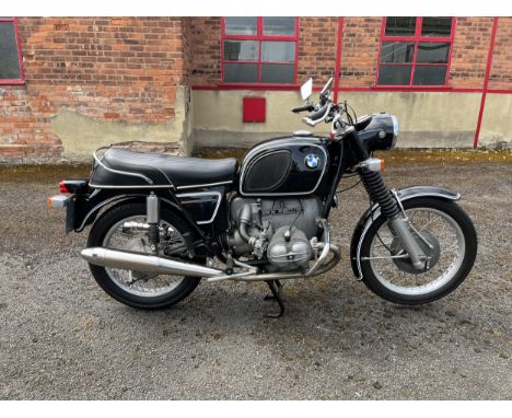 1975 BMW R60/5Registration number LEL 51PFrame number 2951473Engine number 2951473Originally purchased by an RAF Squadron Lea