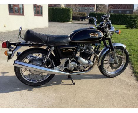 1974 Norton Commando InterstateRegistration number AVM 40MFrame number 102185Engine number 30850920,366 recorded milesOrigina