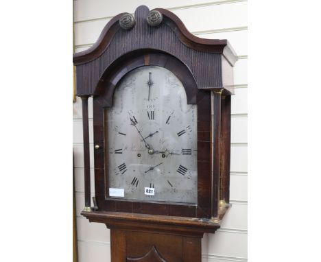 A George III mahogany longcase clock