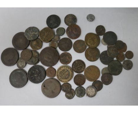 Roman bronze and later European coinage