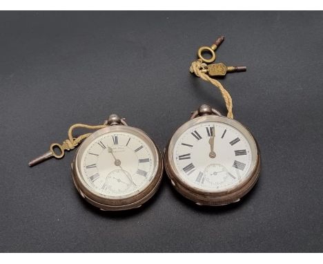 A&nbsp;silver open face pocket watch, 57mm, the fusee movement signed 'R Marshall, Clay Cross', No. 71618, hallmarked Chester