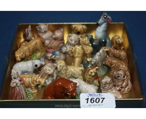 A quantity of Wade figures.