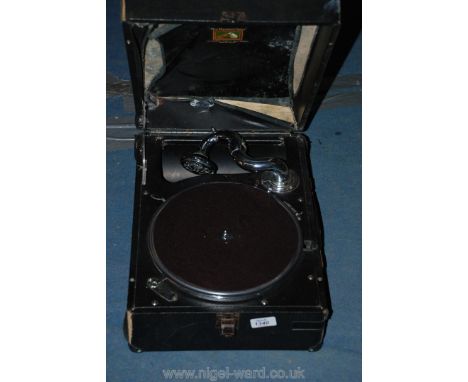 A HMV Table top Gramophone