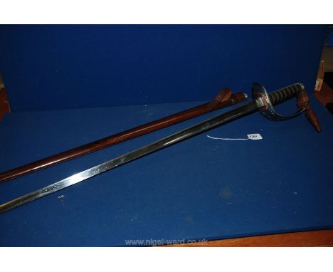 An Edward VII standard Infantry Sword by Leckie & Graham of Glasgow, with fitted carrying level.