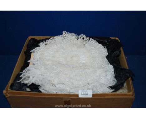 A quantity of fine-yarn antique and vintage Crochet work