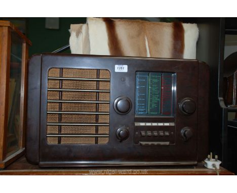 A vintage Ekco radio 