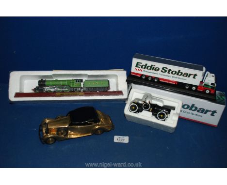 A collector's model of "The Flying Scotsman", a special edition Eddie Stobart Volvo, FH Fridge Trailer "Emma Jade", a Model T