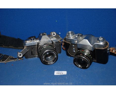 A Fuijica AX-3 Camera together with a Zenith-B Camera