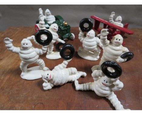 **A Michelin plane, tractor and men**