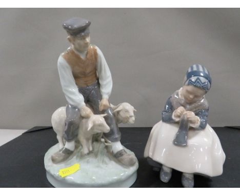 Two Royal Copenhagen figures 