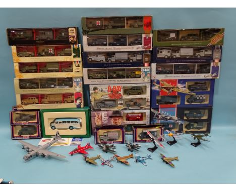Corgi, 97107 Bedford OB, (boxed), sixteen boxed sets of Lledo WWII vehicles, four boxed BBC Dad's Army vehicles and twelve un