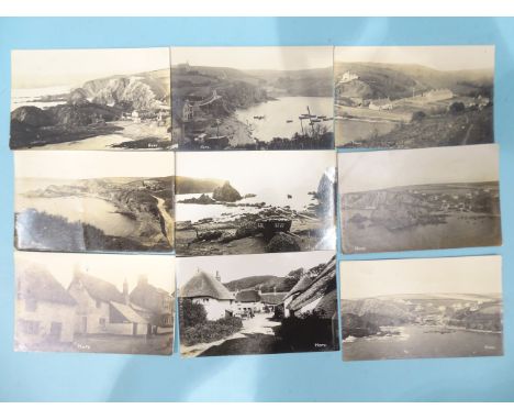 Twenty-three W R Gay RP postcards of Hope and area, including the wrecks of the Jane Rowe and SS Jebba, coastguard cottages, 