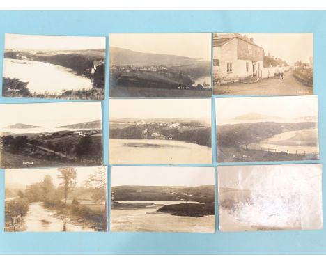 Twelve&nbsp;W R Gay RP postcards of Bantham and the mouth of the River Avon. 