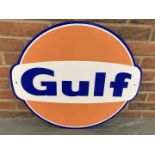 Metal Gulf Sign