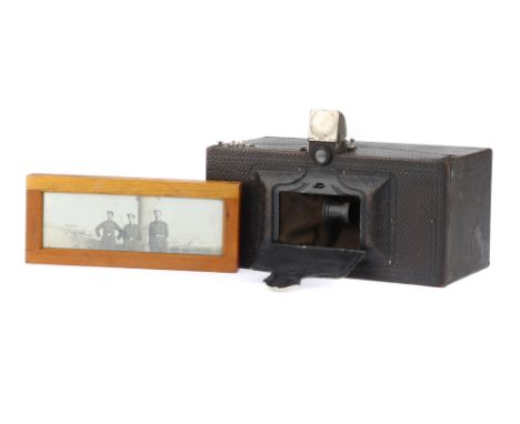 A No. 4 Panoram-Kodak Model B Roll Film Camera black, patented 1902, serial no. 08103, 3½ x 12in on 103 roll film, swinging l