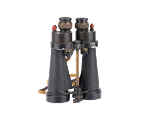 WWII Pair of Barr &amp; Stroud Military Binoculars, English, marked to the back 'BARR &amp; STROUD 7XCF41 GLASGOW &amp; LONDO
