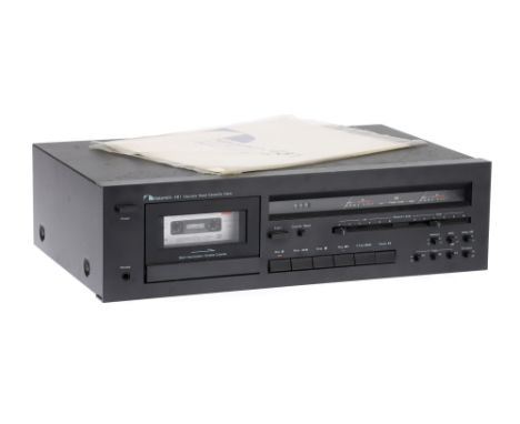 A Nakamichi 481 Hi-Fi Cassette Deck serial no. A306 03229, discrete head, advanced 1980s hi-fi cassette deck, with owner's ma