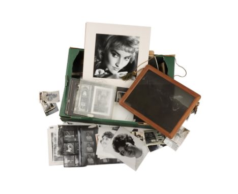 A Quantity of 20th Century Photographs, mostly vintage gelatin silver prints, including a framed portrait of a woman by ANGUS