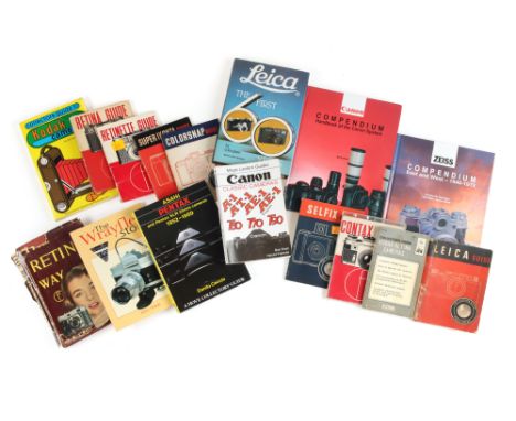 Camera Marque Collector and User Books including Asahi Pentax and Pentax SLR 35mm Cameras 1952-1989 (Danilo Cecchi), Canon Cl