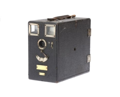 A Victoria Camera Detective Type Falling Plate Camera, body G, shutter working, optics F-G, some haze present, with internal 