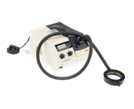 Leica KL1500 Cold Light Source For Microscope, with a Leica Schott KL 1500 LCD Fiber Optics Microscope Illuminator with light
