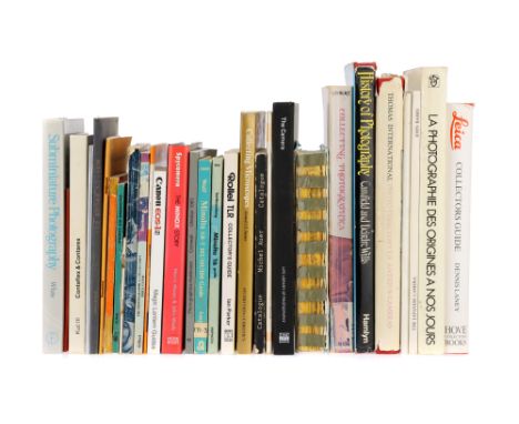 Collection of Vintage Camera Reference Books, including: Leica Collectors Guide, Dennis Laney, 1992, Photo Directory of Antiq