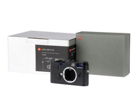 A Leica MP 0.72 Rangefinder Camera, 2003, serial no. 2921631, body, VG, some light signs of use, complete with warranty card,