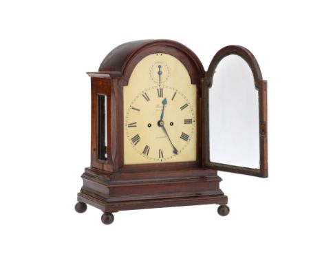 A Bracket or Table Clock by Barraud, c.1800, signed 'Barraud Cornhill London' on dial and back plate (Paul Philip Barraud 175