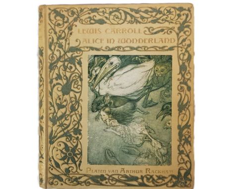 Lewis Carroll, Alice's Avonturen in Wonderland. GeÃ¯llustreerd door Arthur Rackham. Amsterdam, Van Holkema &amp; Warendorf, [
