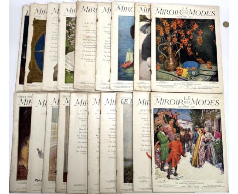 Le Miroir des Modes. Een maandelijks blad van The Butterick Publishing Company voor vrouw en familie. De uitgaves bevatten ve