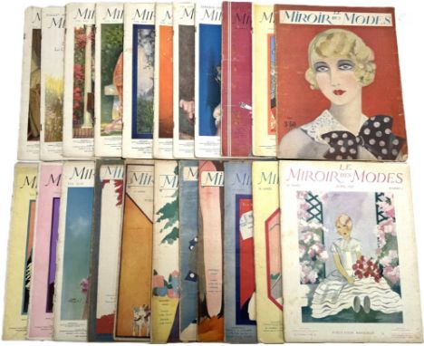 Le Miroir des Modes. Een maandelijks blad van The Butterick Publishing Company voor vrouw en familie. De uitgaves bevatten ve