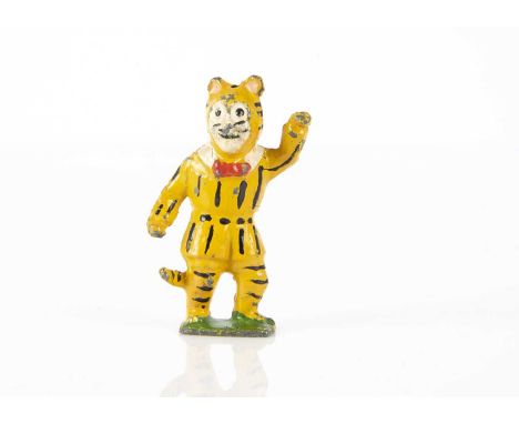 A rare Pixyland-Kew Bruin Boys Tiger Tim late 1920s, hand-painted hollow-cast lead figure —2 1/2in. (6.5cm.) high (good condi