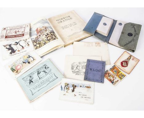 Pip Squeak and Wilfred printed ephemera,  a Gugnunc’s Own Notepaper in original folder —7 1/4in. (18.5cm.) wide; Wilfredian L