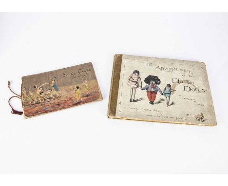 The Adventures of two Dutch Dolls by Florence K Upton,  dedicated From Daddie to Eddy 1909 (some damage, stain to front and w