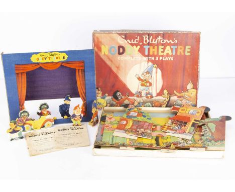 A Spear’s Games Enid Bylton’s Noddy Theatre, with figures and two plays, in original box —15 1/2in. (39.5cm.) width of box (s