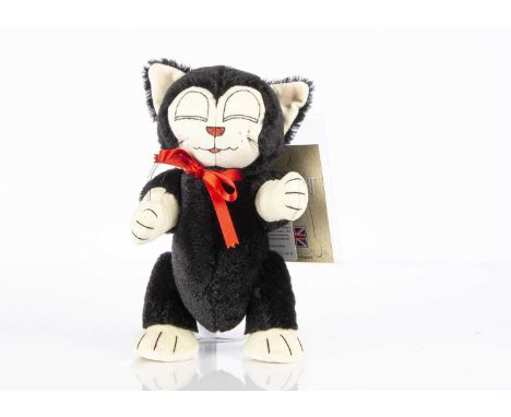 A Merrythought limited edition Ooloo the cat 2006, with painted velvet face, swivel head, jointed limbs and tag certificate f