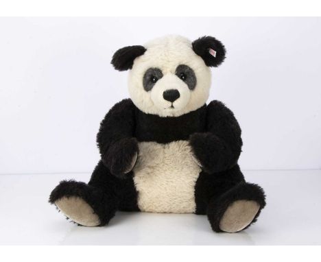 A large Steiff limited edition Giant Panda Chub Ling, 294 of 1500 for the year 2005, in a seated position, with jointed arms 